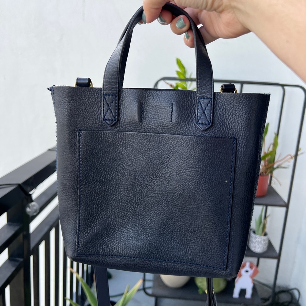 Madewell Dark Blue Leather Crossbody Bag - Picture 3 of 7